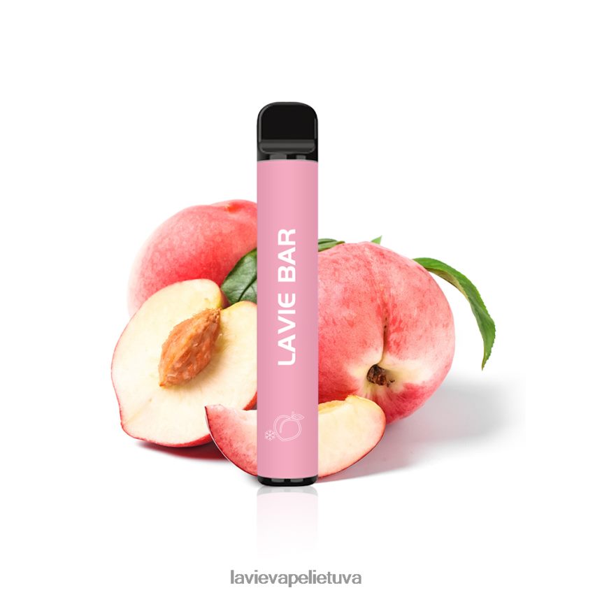 N226RV325 Lavie Vape Lietuva | persikų ledas LAVIE BAR 2 versija 800 pūtimų